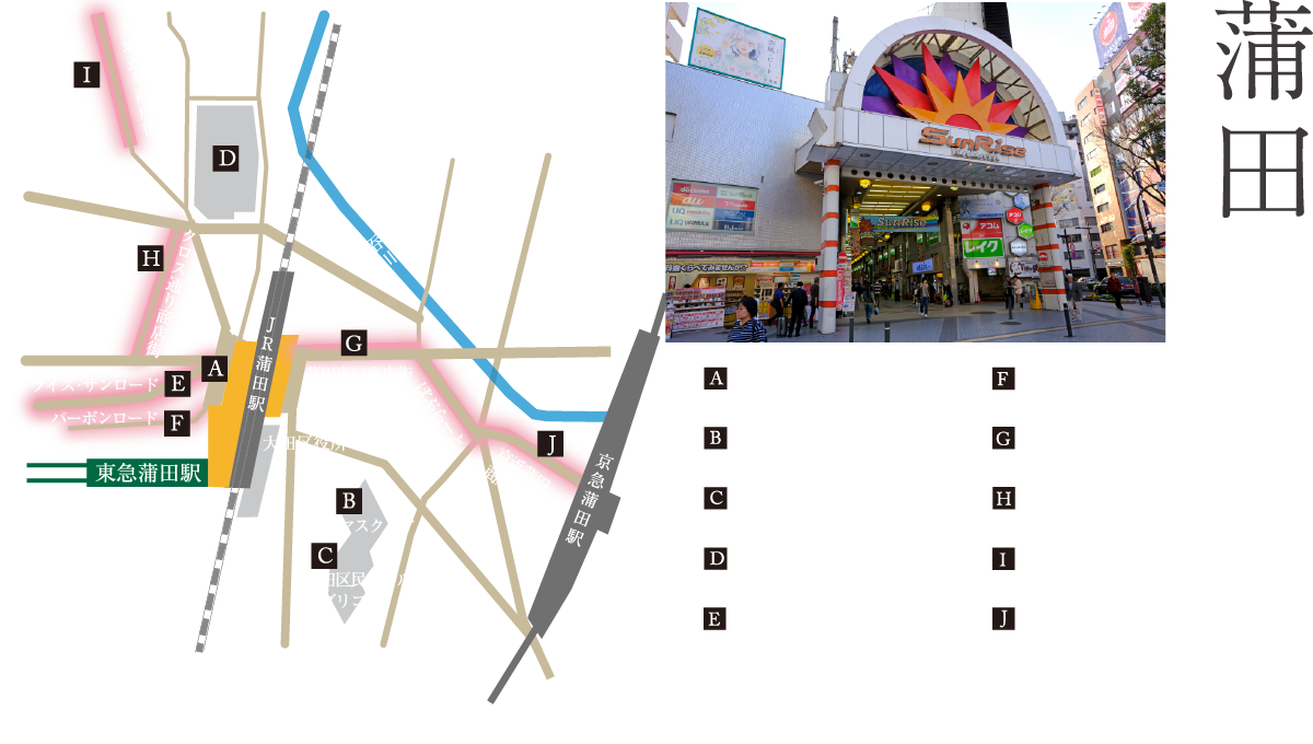 鎌田商店街地図